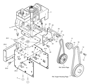 Part Location Diagram of 1501295E201 Briggs and Stratton Motor box frame